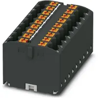 Phoenix Contact 3273322 Verdeelblok 46.5 mm Spanveer Zwart 8 stuk(s) Piece