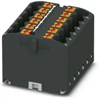 Phoenix Contact 3273300 Verdeelblok 31.2 mm Spanveer Zwart 8 stuk(s)