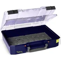 Raaco CL-LMS 80 4x8-0/DL Assortimentskoffer (l x b x h) 337 x 337 x 69 mm Aantal vakken: 32 Incl. handgreep Single Inhoud 1 stuk(s)