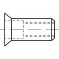 Toolcraft TO-5444262 Popmoer M6 Staal 250 stuk(s)