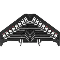 Weidmuller 1173800000 Rangeerverdeler 9.20 mm Push-In-klem Zwart 20 stuk(s)