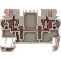 Weidmuller 1775480000 Doorgangsserieklem Spanveer Donkerbeige 100 stuk(s) Piece