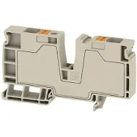 Weidmuller 2502280000 Doorgangsserieklem 12 mm Push-In-klem Beige 20 stuk(s) Piece