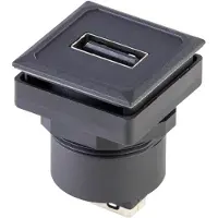 Schlegel OKJ_USB_AA OKJ_USB_AA USB-inbouwbus OKTRON-Juwel Bus, inbouw verticaal 1 stuk(s)