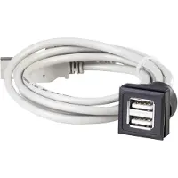 Schlegel OKJ_2USB OKJ_2USB Dubbele USB-inbouwbus OKTRON-Juwel Bus, inbouw verticaal 1 stuk(s)