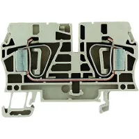 Weidmuller 1791190000 Doorgangsserieklem Spanveer Donkerbeige 20 stuk(s)