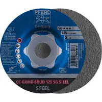 PFERD TOOLS 64185125 Cc-Grind-Solid Sg Steel Slijpschijf Diameter 125 mm 10 stuk(s)