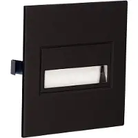 ZAMEL 14-211-62 Sona LED-wandinbouwlamp LED 0.42 W Zwart