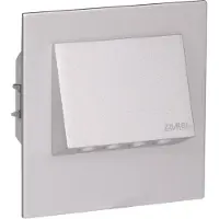 ZAMEL 11-221-12 Navi LED-wandinbouwlamp LED LED vast ingebouwd 0.42 W Aluminium