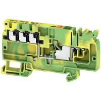Weidmuller 2464740000 Verdeler-serieklem 8.1 mm Push-In-klem Toewijzing: Terre Groen, Geel 20 stuk(s) Piece