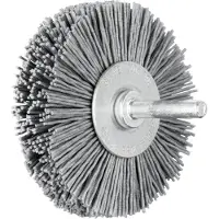 PFERD Schuurmiddelen, POS Ronde borstel zonder knopen RBU Ø 70 x 15 mm Shank-Ø 6 mm SiC -Filament-Ø 0