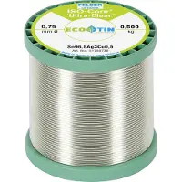 FELDER ISO-Core Ultra Clear SAC305 Soldeertin Spoel Sn96,5Ag3Cu0,5 0.500 kg 0.75 mm