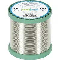 FELDER ISO-Core Clear Sn100Ni+ Soldeertin Spoel Sn99,25Cu0,7Ni0,05 0.500 kg 0.75 mm