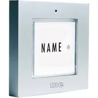 M-E Modern-Electronics 41272 Zender voor Draadloze deurbel Met naambord