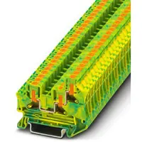 Phoenix Contact 1088733 Aardklem 6.2 mm Push-In-klem Groen-geel 50 stuk(s)
