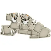 Weidmuller 2668920000 Installatie-etageklem 5.1 mm Steekaansluiting Beige 50 stuk(s) Piece