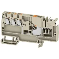 Weidmuller 2675400000 Verdeler-serieklem Steekaansluiting Beige 20 stuk(s)