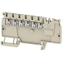 Weidmuller 2683440000 Potentiaalklem Push-In-klem, Steekaansluiting Donkerbeige 50 stuk(s)