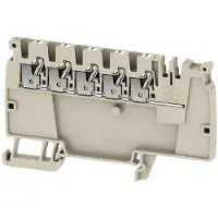 Weidmuller 2683460000 Potentiaalklem Push-In-klem, Steekaansluiting Donkerbeige 50 stuk(s)