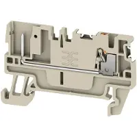 Weidmuller 2675680000 Doorgangsserieklem Push-In-klem, Steekaansluiting Donkerbeige 50 stuk(s)