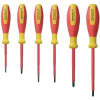Weidmuller SDI SET S2.5-5.5/PH1/2 Schroevendraaierset VDE Plat, Kruiskop Phillips