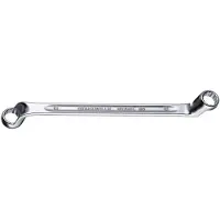 Stahlwille Dubbele ringsleutel | 27 x 30 mm 360 mm | diep gebogen | 1 stuk - 41042730 41042730