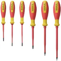 Weidmuller SDI SET SLIM S3.5-6.5/PZ1/2 Schroevendraaierset VDE Plat, Kruiskop Pozidriv