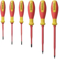 Weidmuller SDI SET SLIM S3.5-6.5/PH1/2 Schroevendraaierset VDE Plat, Kruiskop Phillips