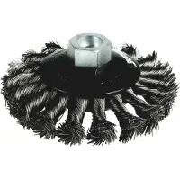 Ironside Schijfborstel 115mm/22,2 geklopt, voor haakse slijper 243000 1 stuk(s)