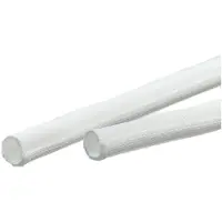 Value stoffen slang SNAP voor kabelbundeling, wit, 2,5 m