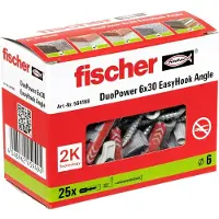 Fischer 564168 Plug 25 stuk(s)