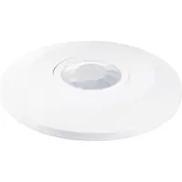 Sygonix SY-5251904: Inbouwdeksel voor bewegingsmelder, 360° bereik, met relais, wit