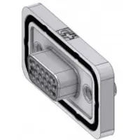Deltron Connectors HD-DWM15SZ/2M85UN D-sub bus 180 ° Aantal polen: 15 Soldeerkelk 1 stuk(s)