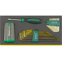 Stahlwille TCS 1201/4000/10766/38 Haakse schroevendraaierset 39-delig
