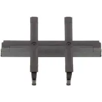 CONTA-CLIP KDS-Inlay 6 BK Kabeldoorvoering Deksel zwart (RAL 9005) Polyamide 6.6 Zwart 5 stuk(s)