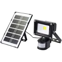 Sygonix SY-5461108 Spot op zonne-energie met bewegingsmelder 10 W Lichtkleur (naam): Neutraalwit