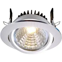 LIGHT IMPRESSIONS 565071 COB 95 LED-inbouwlamp Energielabel: F (A - G) COB LED LED vast ingebouwd 10 W Zilver