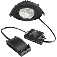 Deko-light 565360 Dione LED-inbouwlamp Energielabel: F (A - G) COB LED LED vast ingebouwd 8.50 W Zwart
