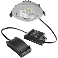 Deko-light 565359 Dione LED-inbouwlamp Energielabel: F (A - G) LED vast ingebouwd 8.50 W Zilver-grijs