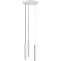Deko-light Slim 342218 Hanglamp 3-fasig LED vast ingebouwd 15 W LED Energielabel: E (A - G) Verkeerswit (RAL 9016)