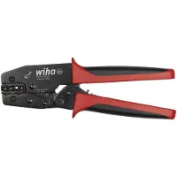 Wiha Z62000306-01 Krimpgereedschap voor niet-geïsoleerde vlakke stekers en vlakke stekerhulzen 220 mm, 0.25 - 6 - 45958