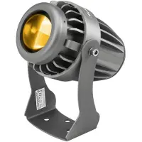 Eurolite LED IP PST-10W amber LED-pinspot Aantal LEDs: 1 10 W Zwart
