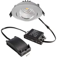 Deko-light 565381 Dione LED-inbouwlamp Energielabel: F (A - G) LED LED vast ingebouwd 8.50 W Zilver