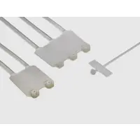 HELU 91106-500 TY 53M Kabelbinder 102 mm 2.4 mm Transparant Met schiftveld 500 stuk(s)