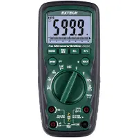 Extech EX520A Multimeter Digitaal LoZ CAT IV 600 V Weergave (counts): 6000