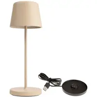 Deko-light 620202 Canis Mini LED-accutafellamp 2.3 W Warmwit Beige