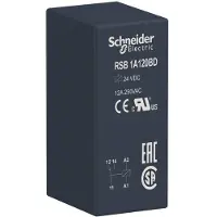 Schneider Electric RSB1A120BD Interfacerelais Steekbaar 1x wisselcontact 24 V/DC 10 stuk(s)