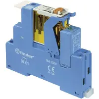 Finder 4C.01.8.024.0060 Relaismodule (modulair) Nominale spanning: 24 V/AC Schakelstroom (max.): 16 A 1x wisselcontact 1 stuk(s)