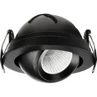 Deko-light 565341 Bellatrix LED-inbouwlamp Energielabel: G (A - G) LED LED vast ingebouwd 9.0 W Zwart