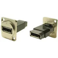 Cliff CP30233M FT Metal DisplayPort F-F CSK Adapter, Bus, inbouw DisplayPort aansluiting – DisplayPort aansluiting 1 stuk(s)